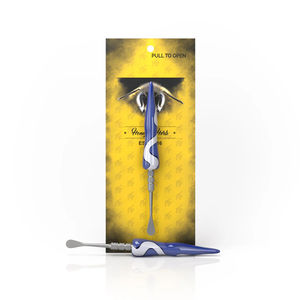 Honeybee Herb Glass Dab Tools - Style:Swirl Tide - Color:Dark-Blue