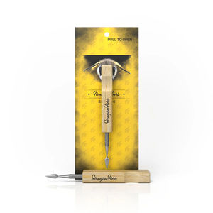Honeybee Herb Dab Tools - Style:Wooden Handle - Color:Natural