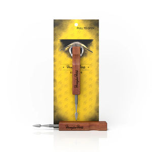 Honeybee Herb Dab Tools - Style:Wooden Handle - Color:Harvest