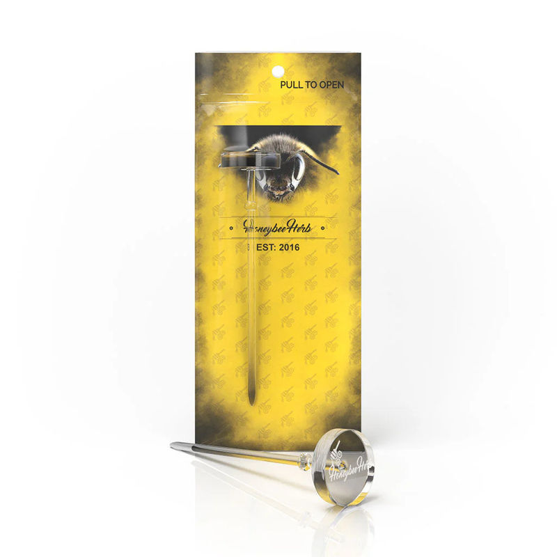 Honeybee Herb Quartz Dab Tools - Style:Flat Top Carb Cap