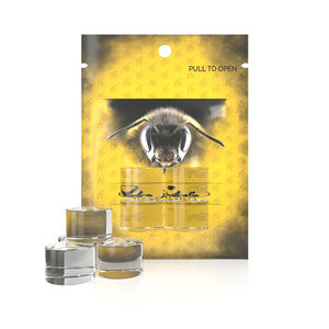 Honeybee Herb Quartz Inserts & Pearls - Style:4-Piece QUAD CORES - Color:Clear