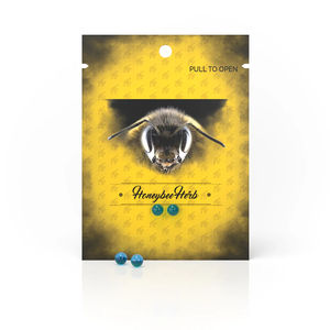 Honeybee Herb Quartz Inserts & Pearls - Style:2-Piece Honey Terp pearls (6mm) - Color:Light Blue