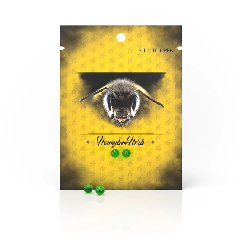 Honeybee Herb Quartz Inserts & Pearls - Style:2-Piece Honey Terp pearls (6mm) - Color:Green