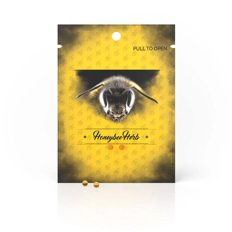 Honeybee Herb Quartz Inserts & Pearls - Style:2-Piece Honey Terp pearls (4mm) - Color:Orange