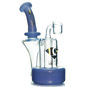 Diamond Glass Hovership Dab Rig - Color:Purple