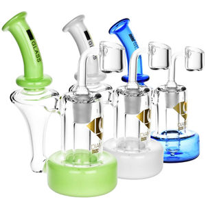 Diamond Glass Hovership Dab Rig - Color:White