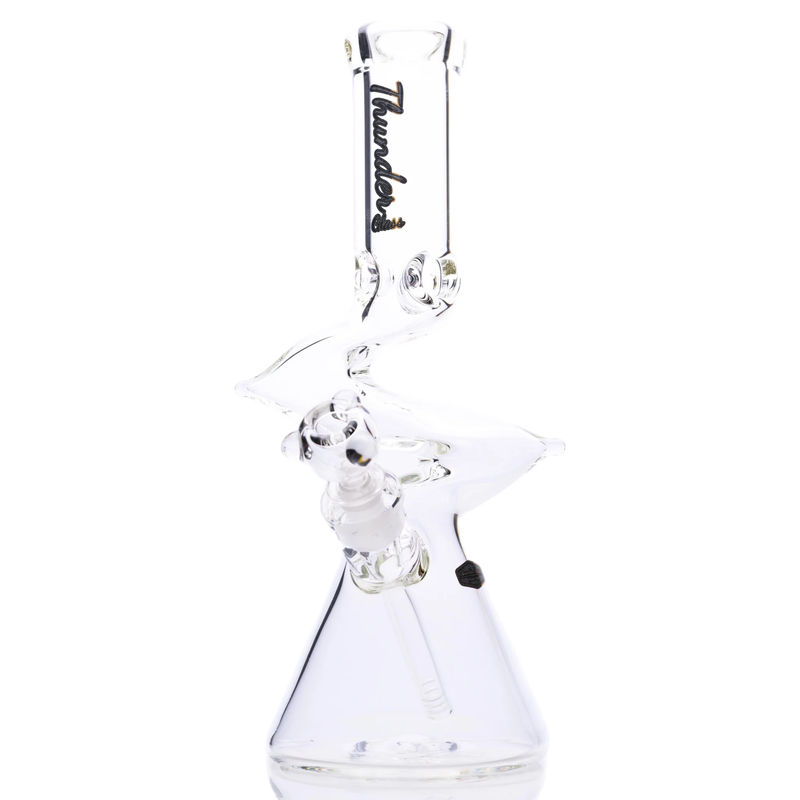 Thunder Glass Zong Beaker Bong - Size:18" (9MM Thick)