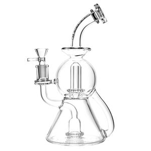 Pulsar 10” Geometric Showerhead Perc Recycler Bong