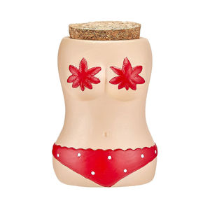 Roast & Toast Novelty Stash Jar - Design:Red Bikini