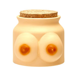 Roast & Toast Novelty Stash Jar - Design:Boobs