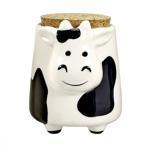 Roast & Toast Novelty Stash Jar - Design:Smiling Cow