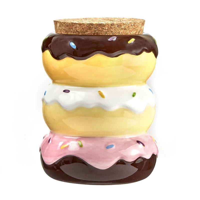Roast & Toast Novelty Stash Jar - Design:Donut