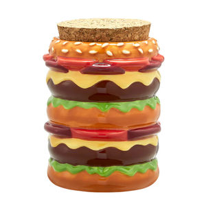 Roast & Toast Novelty Stash Jar - Design:Cheeseburger