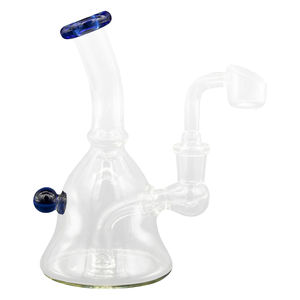 CaliConnected 6.5” Bell Base Dab Rig ?? - Color:Sapphire (Blue)
