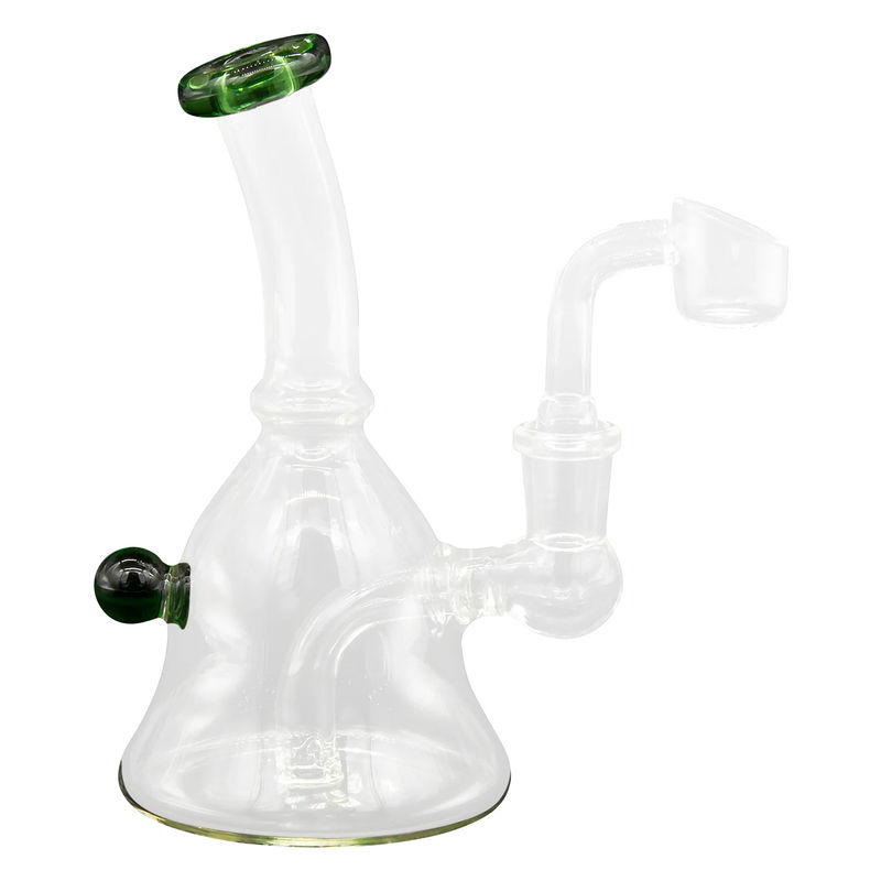 CaliConnected 6.5” Bell Base Dab Rig ?? - Color:Emerald (Green)