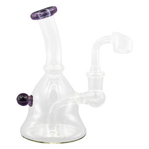 CaliConnected 6.5” Bell Base Dab Rig ?? - Color:Amethyst (Purple)