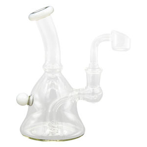 CaliConnected 6.5” Bell Base Dab Rig ?? - Color:Frost (White)