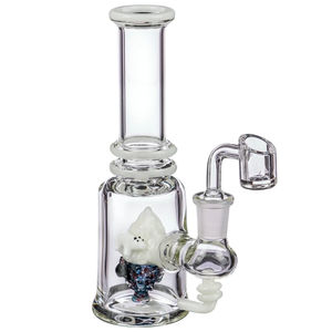 Empire Glassworks “Avenge the Arctic” UV Mini Beaker Bong ❄️ - Accessories::14mm Male Quartz Banger ?