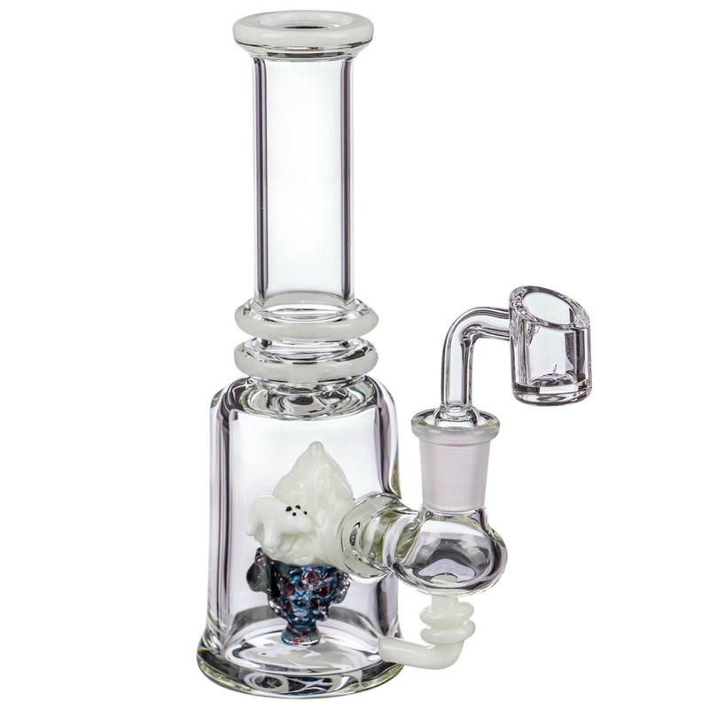 Empire Glassworks “Avenge the Arctic” UV Mini Beaker Bong ❄️ - Accessories::14mm Male Quartz Banger ?