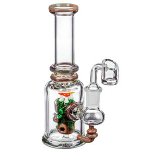 Empire Glassworks “Renew the Redwoods” UV Mini Beaker Bong ? - Accessories::14mm Male Funnel Bowl ?