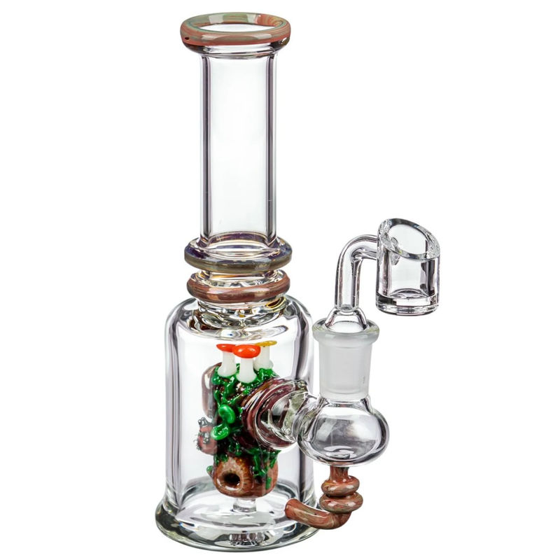Empire Glassworks “Renew the Redwoods” UV Mini Beaker Bong ? - Accessories::14mm Male Funnel Bowl ?