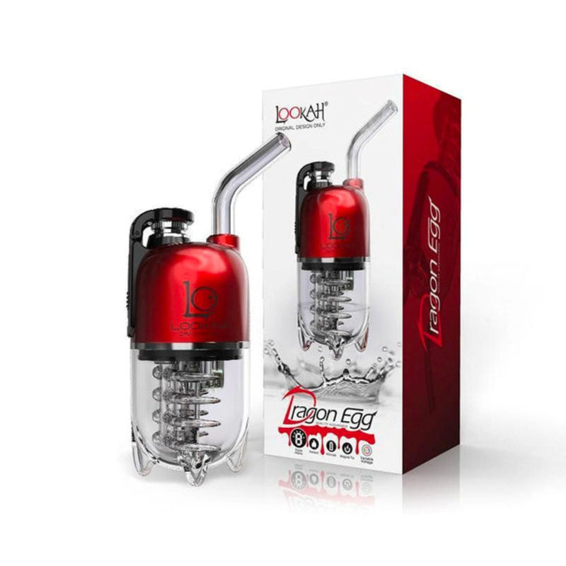 Lookah Dragon Egg Electric Dab Rig ? - Color:Red