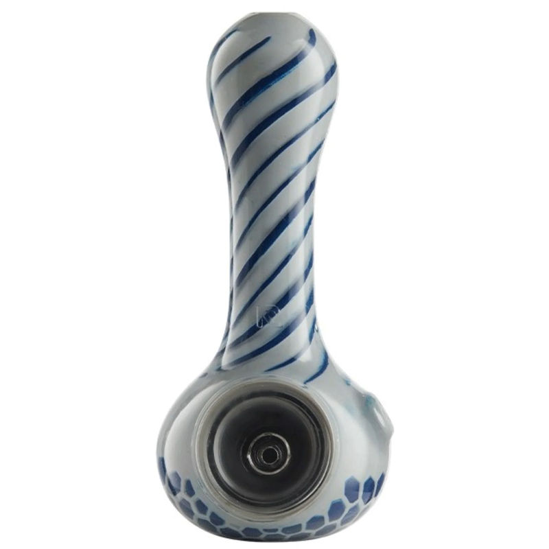 Eyce Oraflex Honeycomb Hand Pipe - Color:Gray & Blue