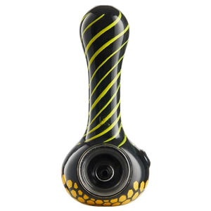 Eyce Oraflex Honeycomb Hand Pipe - Color:Black & Yellow