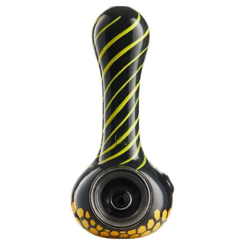 Eyce Oraflex Honeycomb Hand Pipe - Color:Black & Yellow