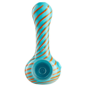 Eyce Oraflex Spiral Hand Pipe - Color:Blue & Orange