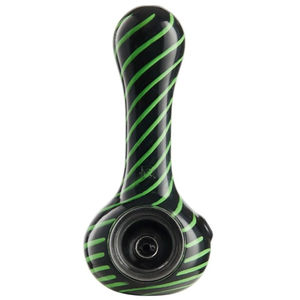 Eyce Oraflex Spiral Hand Pipe - Color:Black & Green