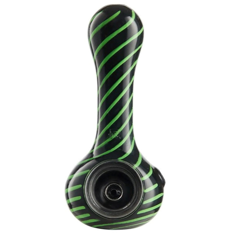 Eyce Oraflex Spiral Hand Pipe - Color:Black & Green