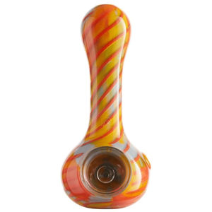 Eyce Oraflex Spiral Hand Pipe - Color:Desert & Red