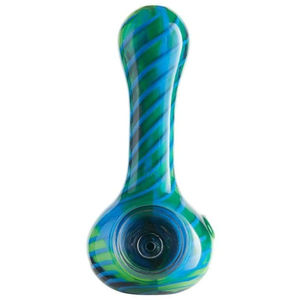 Eyce Oraflex Spiral Hand Pipe - Color:Planet & Blue