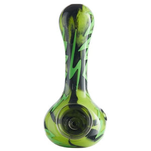 Eyce Oraflex Switchback Hand Pipe - Color:Creature Green & Green