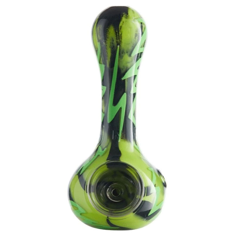 Eyce Oraflex Switchback Hand Pipe - Color:Creature Green & Green