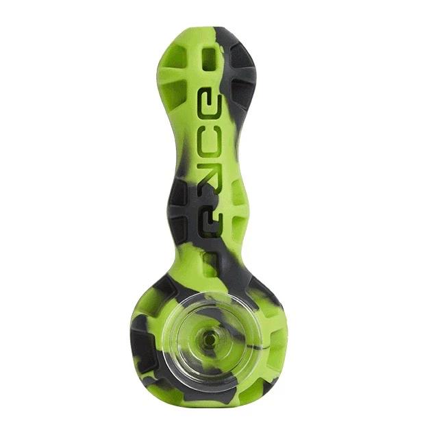 Eyce Indestructible Silicone Spoon Pipe - Color:Creature Green