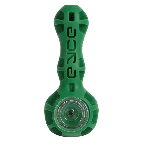 Eyce Indestructible Silicone Spoon Pipe - Color:Dark Green