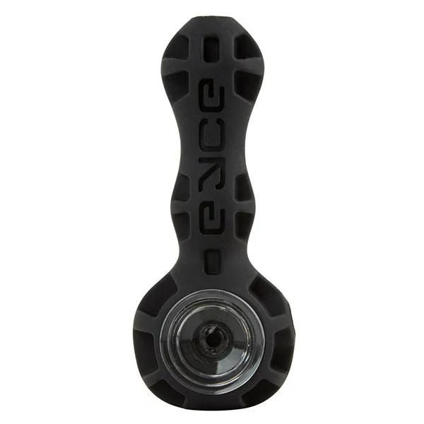 Eyce Indestructible Silicone Spoon Pipe - Color:Black