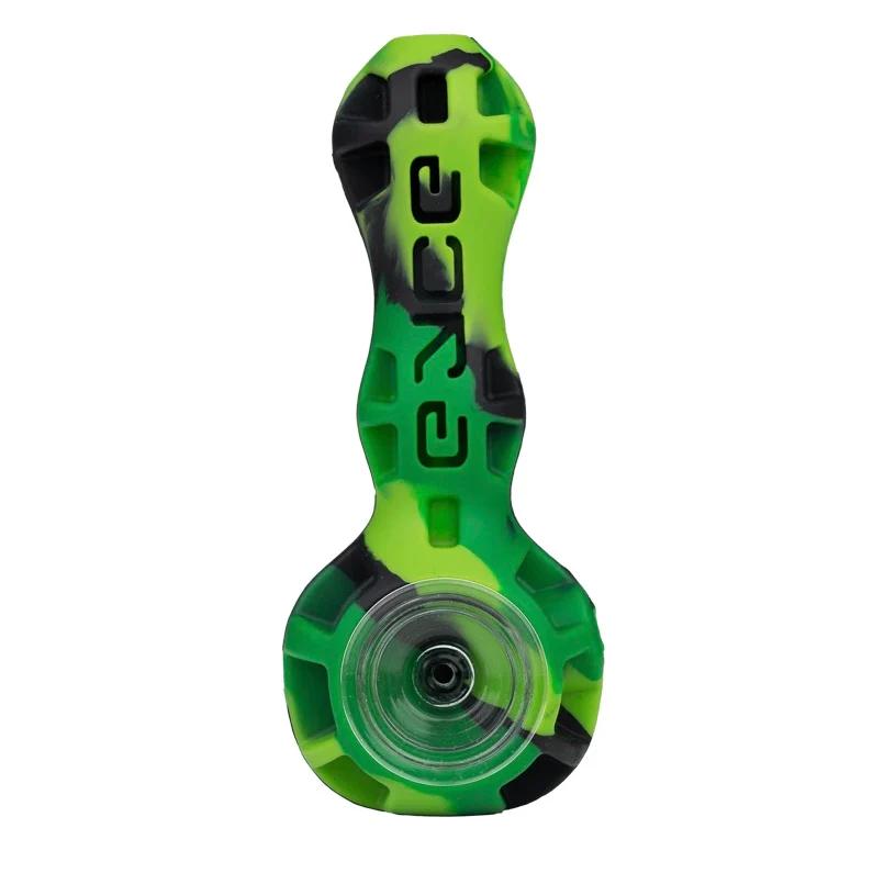 Eyce Indestructible Silicone Spoon Pipe - Color:Jungle