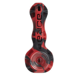 Eyce Indestructible Silicone Spoon Pipe - Color:Lucifer Red