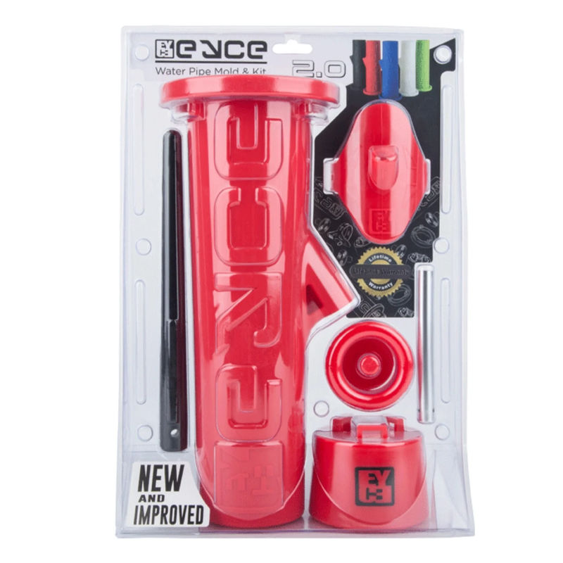 Eyce Mold 2.0 Solid Ice Water Pipe - Color:Solid Red