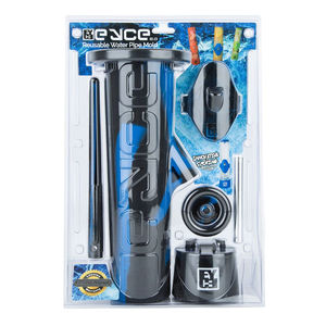 Eyce Mold 2.0 Solid Ice Water Pipe - Color:Black & Blue Marble