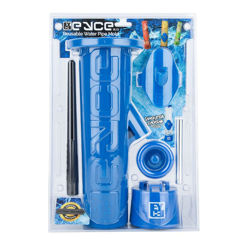 Eyce Mold 2.0 Solid Ice Water Pipe - Color:Solid Blue