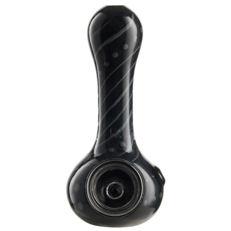 Eyce Oraflex Floral Hand Pipe - Color:Black & Gray
