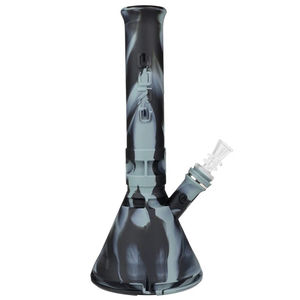Eyce Indestructible 13” Silicone Beaker Bong - Color:Smoke Black