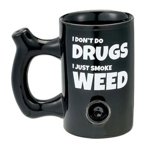 Roast & Toast Large Ceramic Coffee Mug Pipe - Color:I Don't Do Drugs