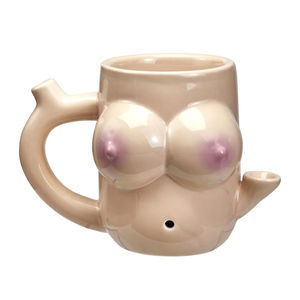 Roast & Toast Anatomy Themed Mug Pipe - Design:Boobs