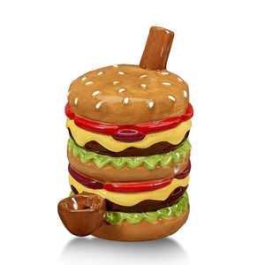 Roast & Toast Food Themed Hand Pipe - Design:Cheeseburger Pipe