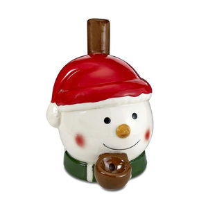 Roast & Toast Holiday Themed Hand Pipe - Design:Snowman Pipe